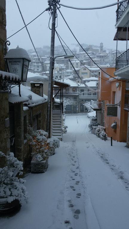 Alexandros Guesthouse Arachova Bagian luar foto