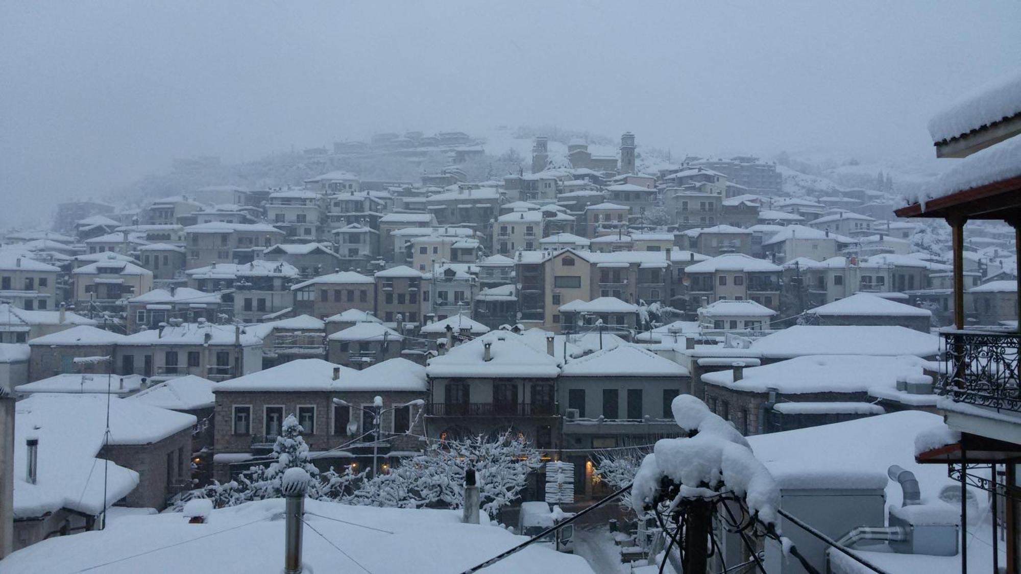 Alexandros Guesthouse Arachova Bagian luar foto